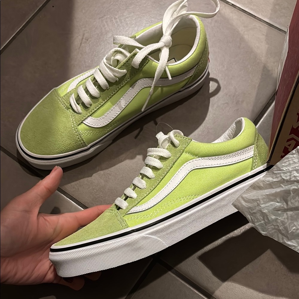 Vans Lime Green Old Skool Sneakers